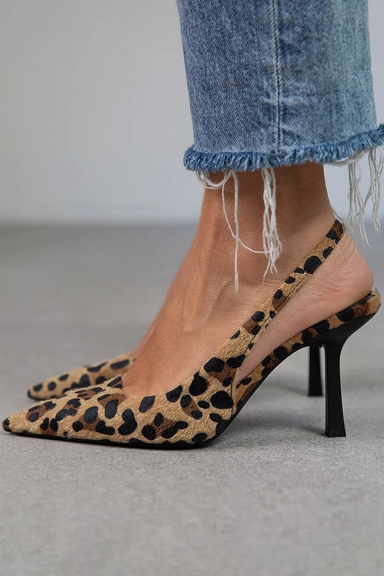 Dubois™ | Escarpins Slingback Léopardés