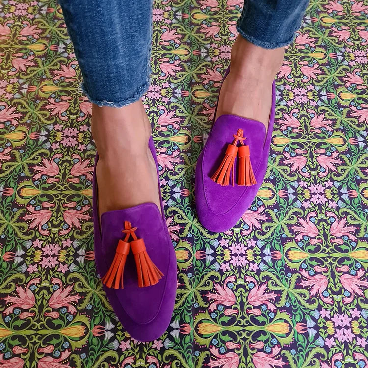 Dubois™ | Mocassins en suède avec pampilles