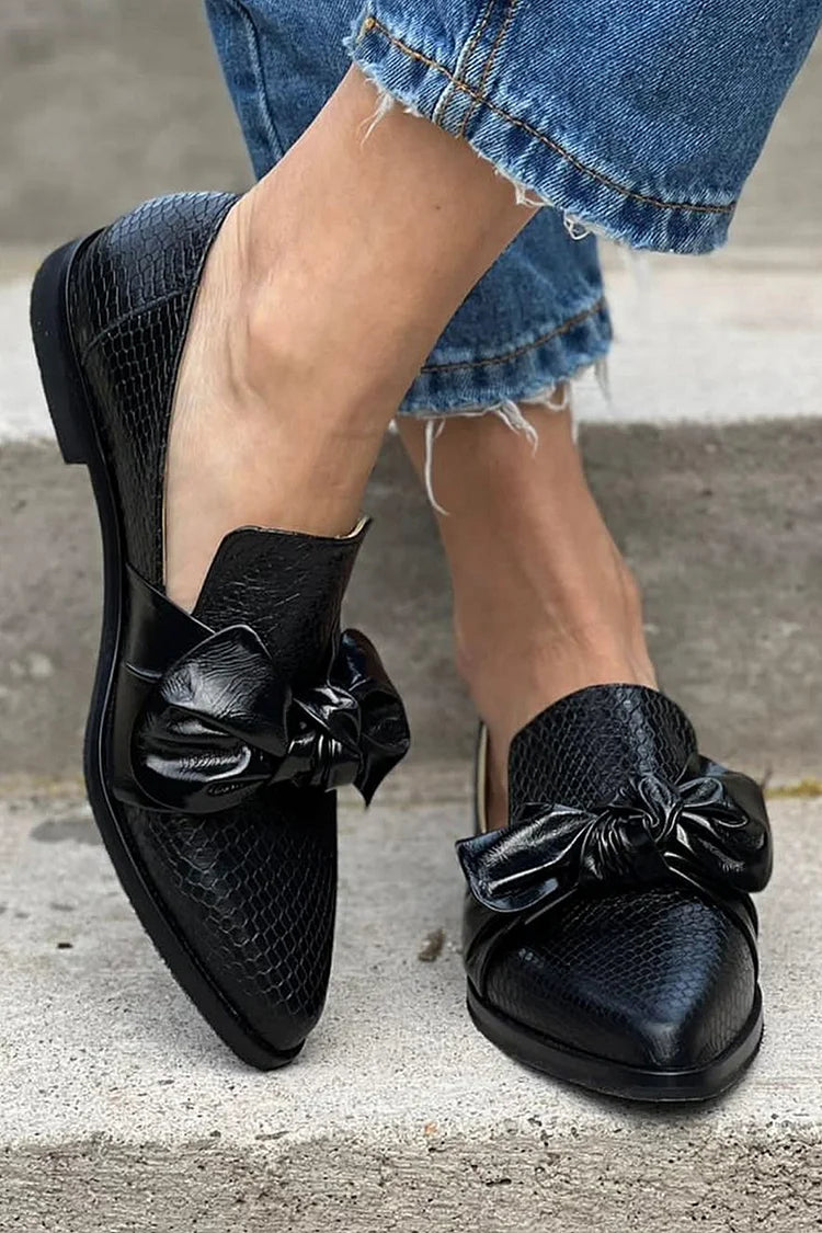 Dubois™ | Mocassins élégants imprimé effet peau de serpent