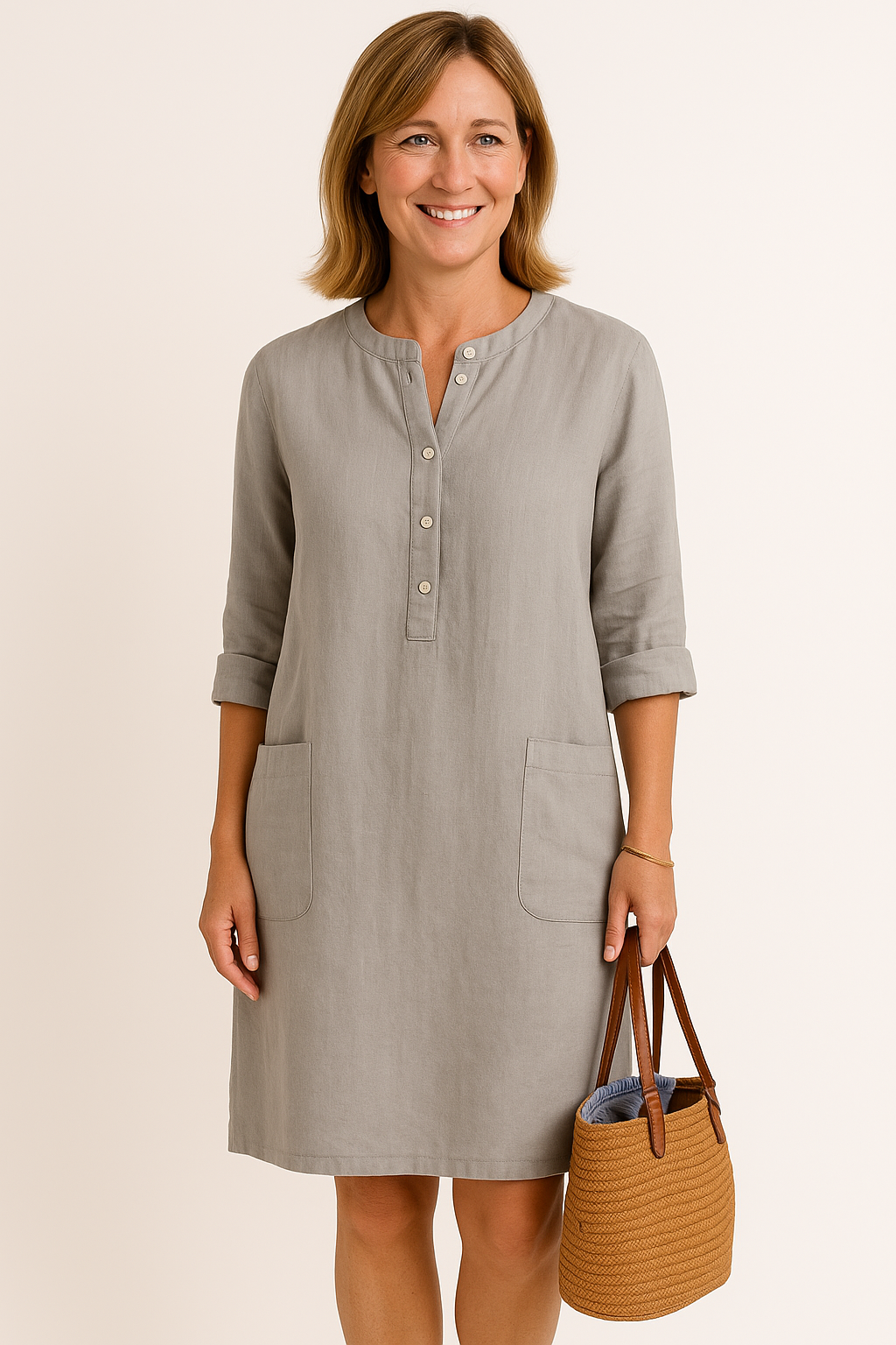 Dubois™ | Robe Lin Élégante