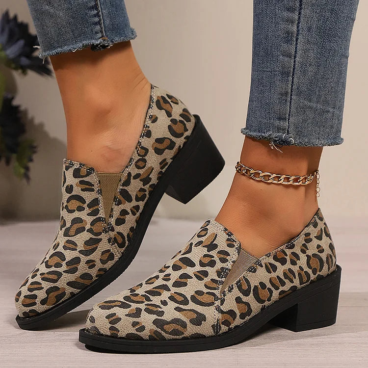 Dubois™ | Mocassins à bout rond et talon large