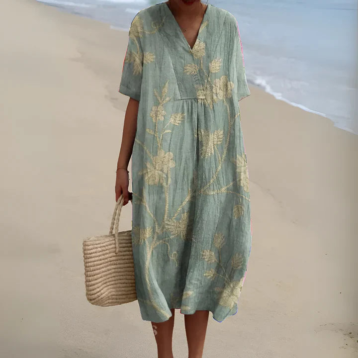 Dubois™| Robe Longue d’Été à Motifs