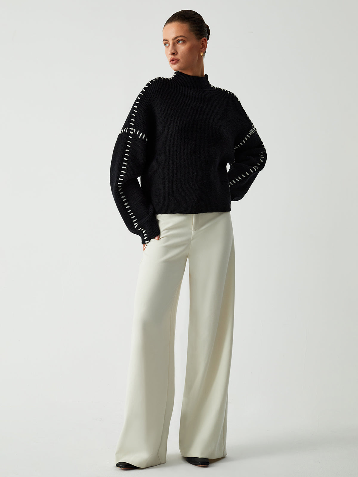 Dubois™ | Pull Col Roulé Oversize