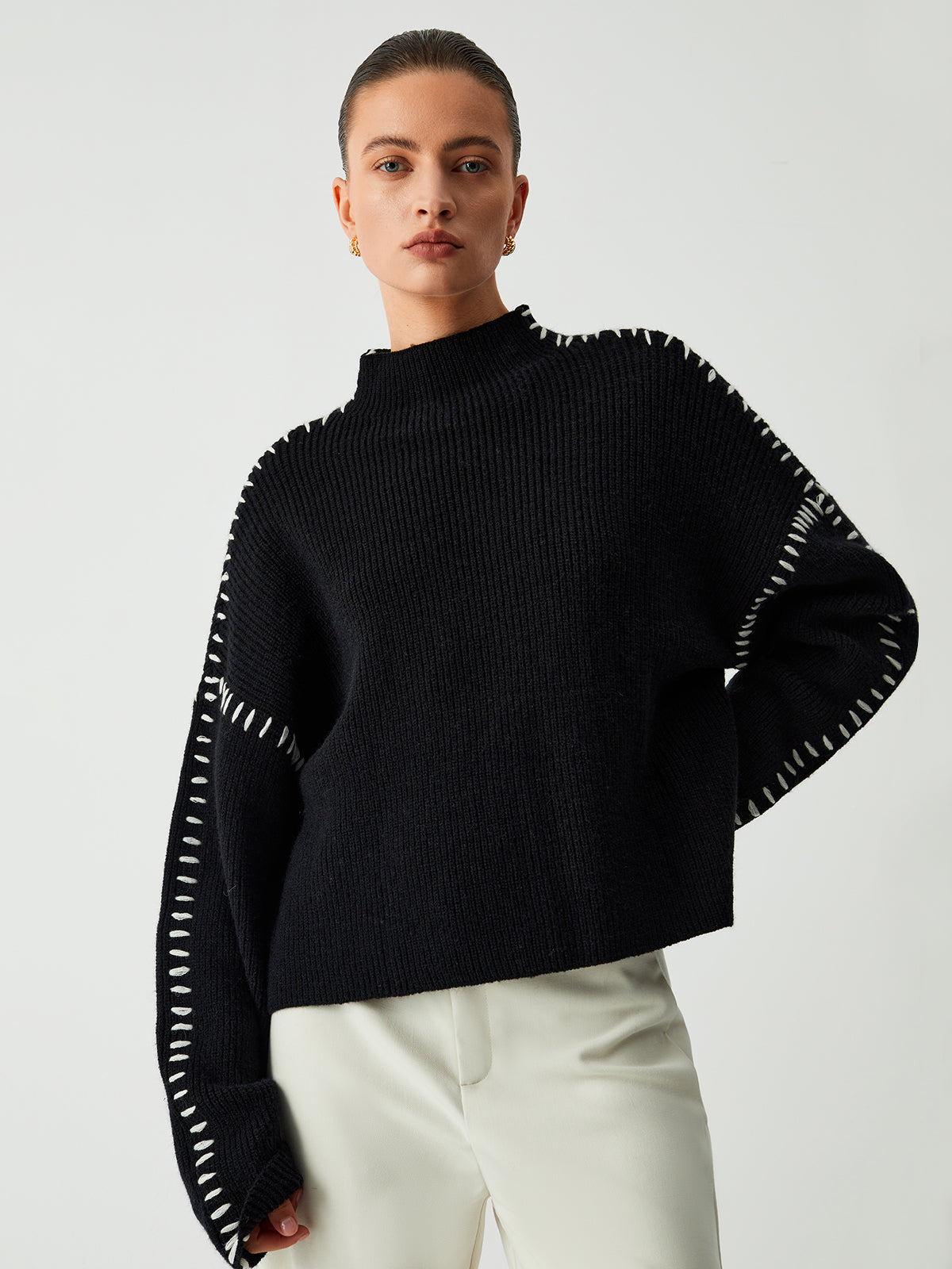 Dubois™ | Pull Col Roulé Oversize
