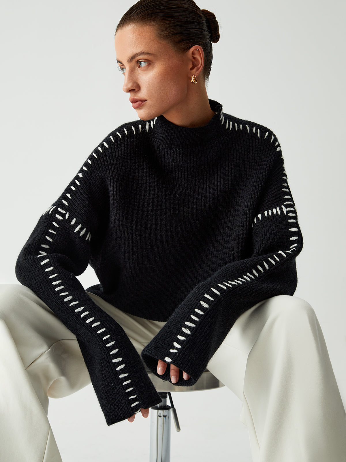 Dubois™ | Pull Col Roulé Oversize