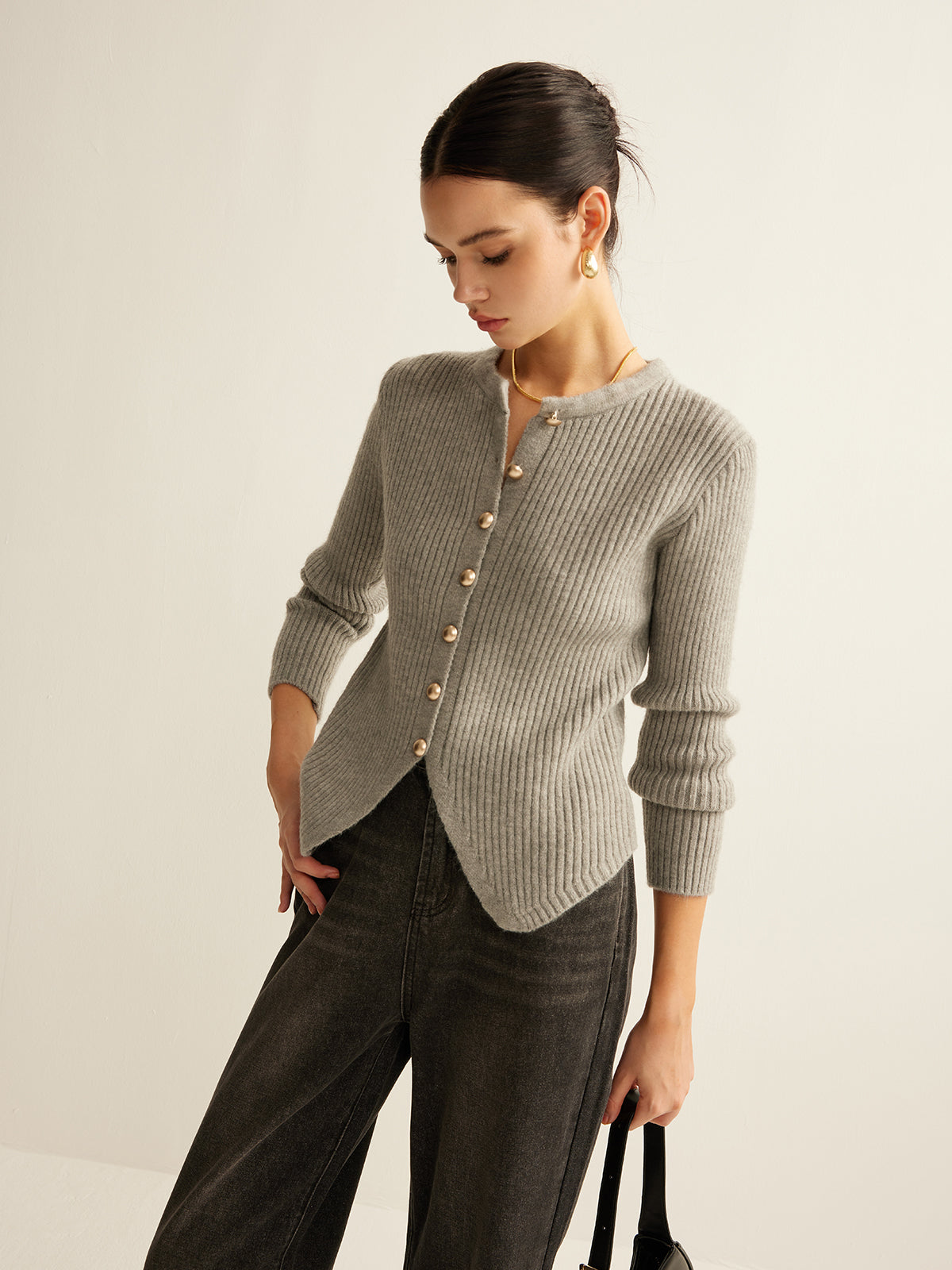 Dubois™| Cardigan élégant à fente