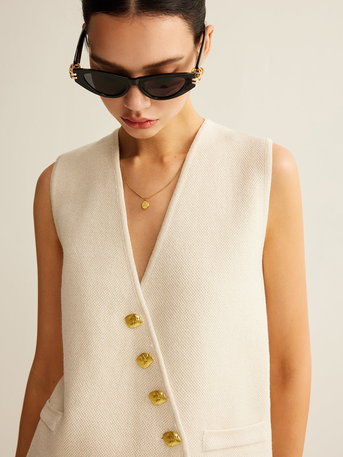 Dubois™ I Gilet asymétrique élégant