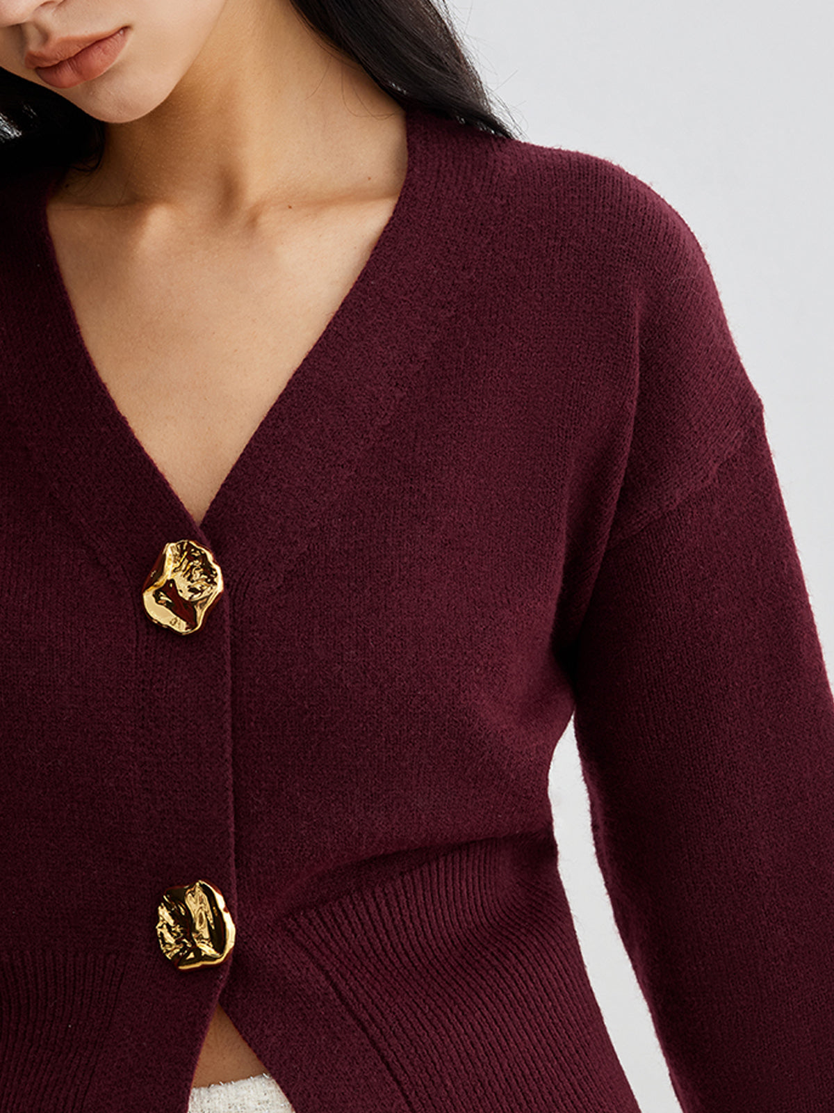Dubois™| Cardigan métallique chic