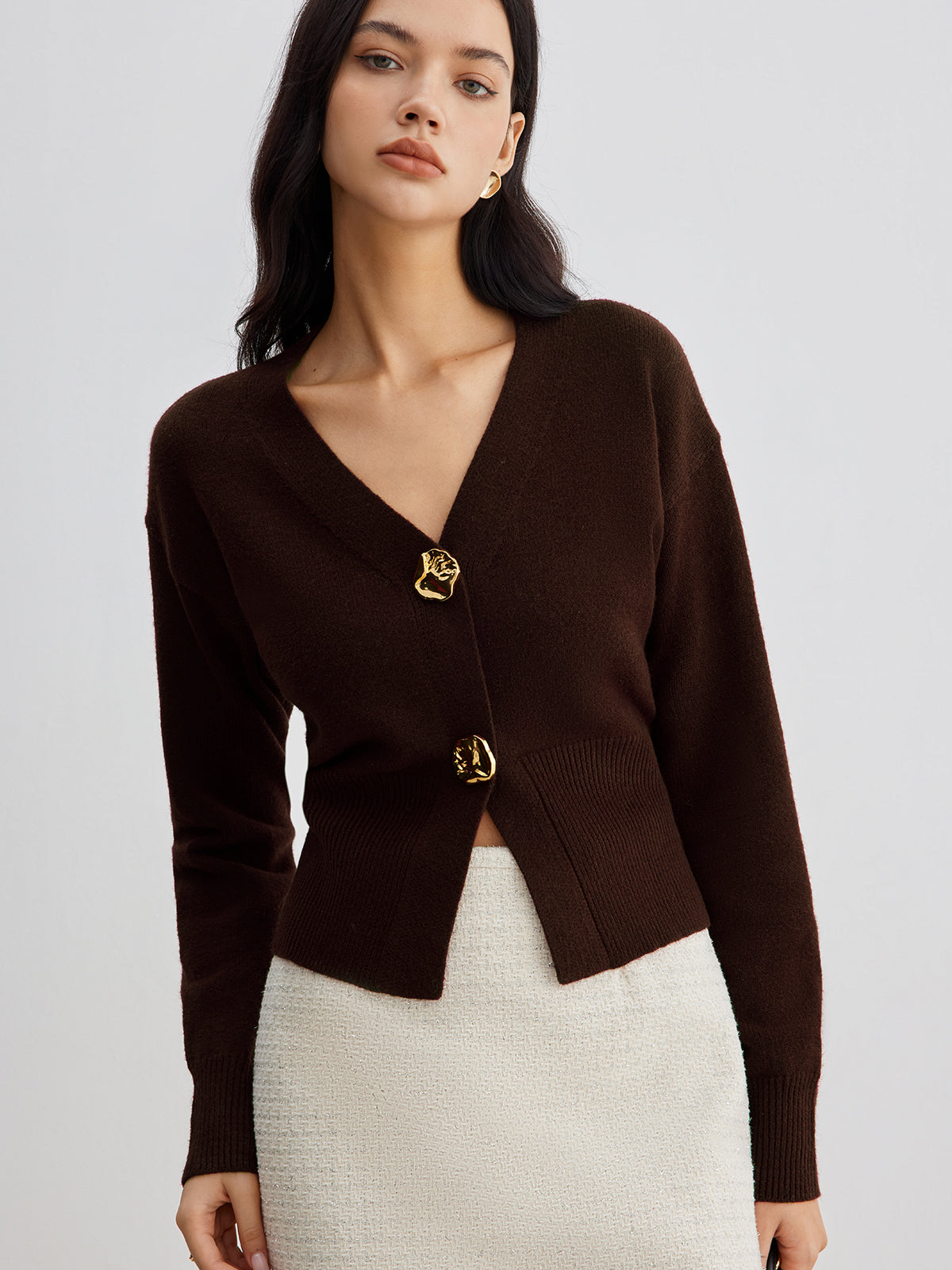 Dubois™| Cardigan métallique chic