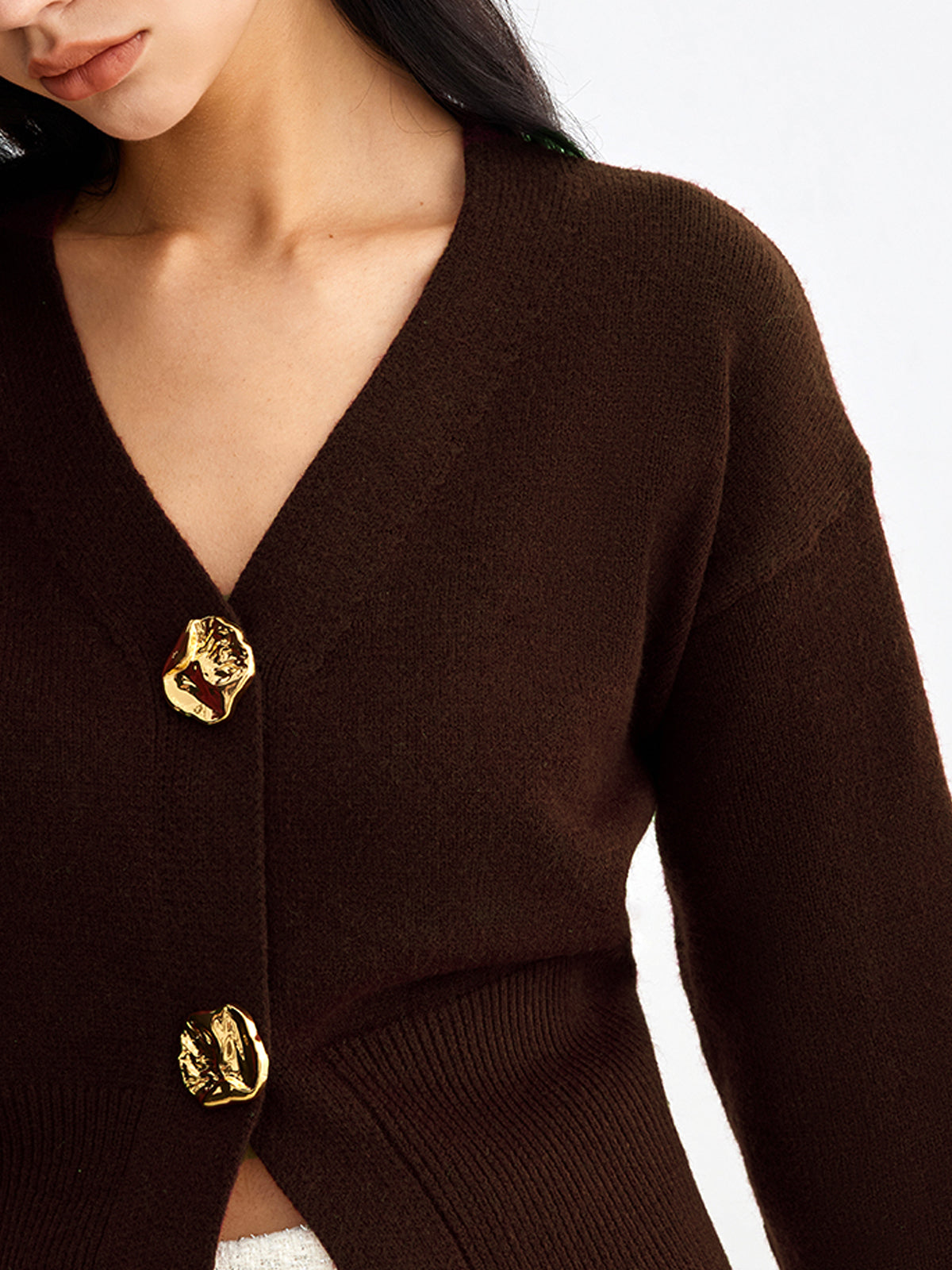 Dubois™| Cardigan métallique chic