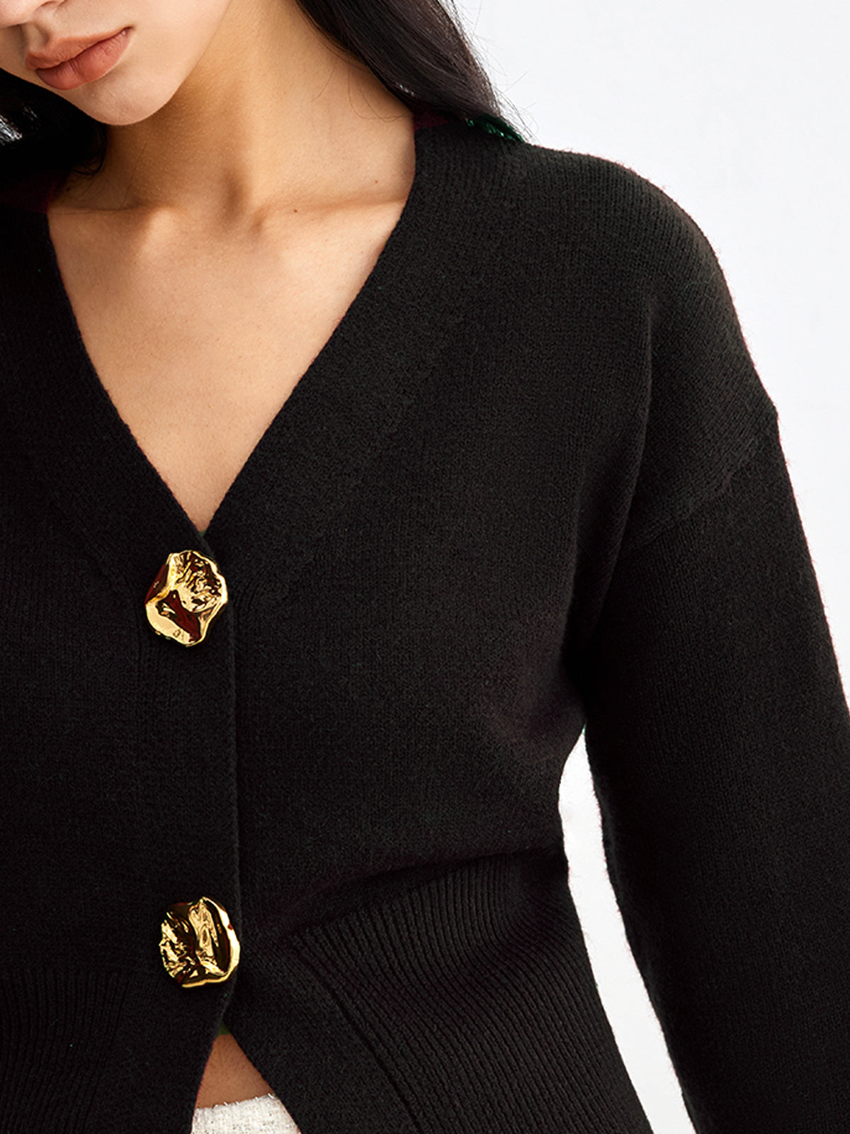 Dubois™| Cardigan métallique chic