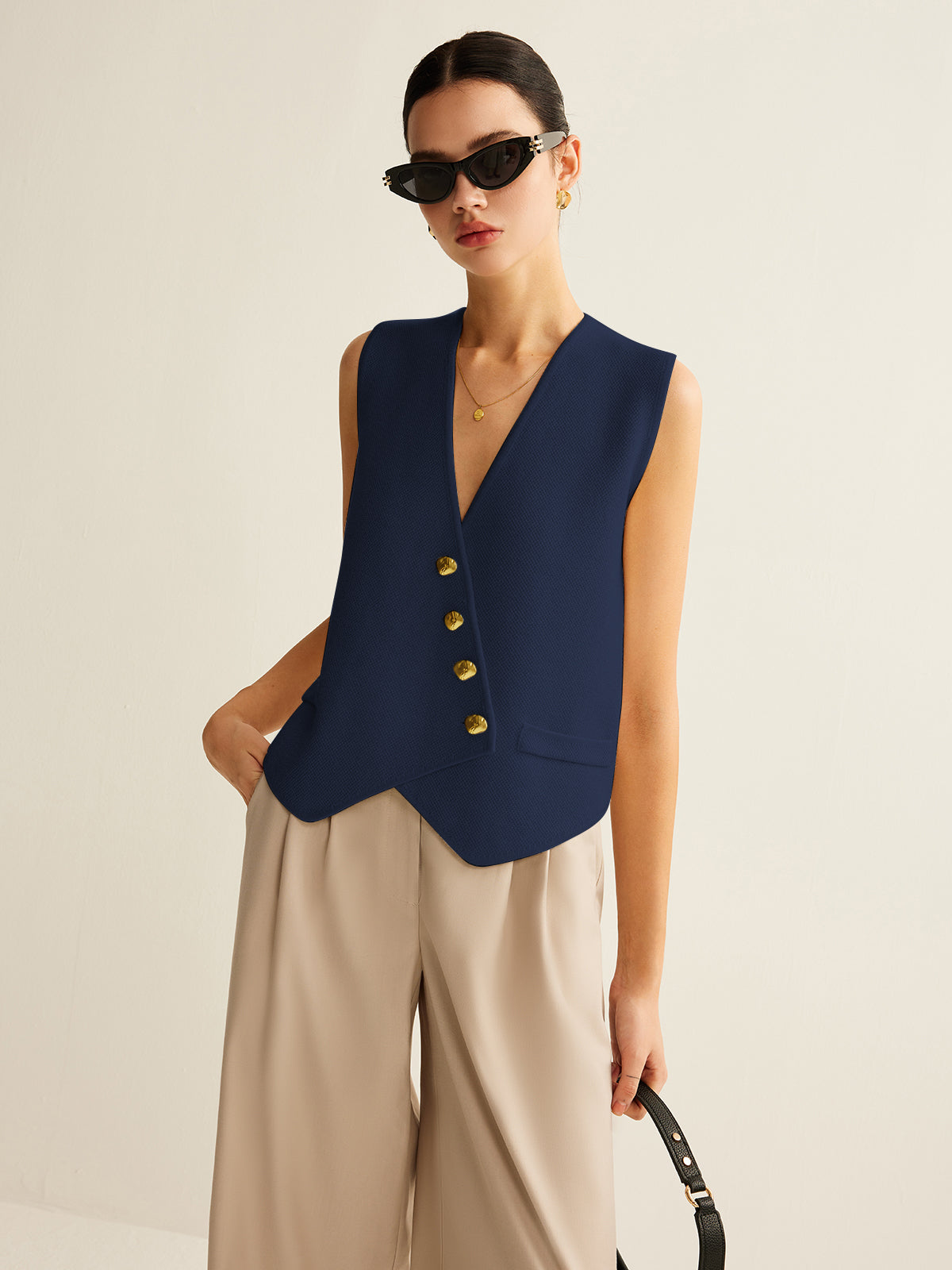 Dubois™ I Gilet asymétrique élégant