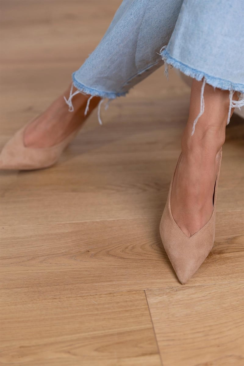 Dubois™ | Escarpins Slingback Nude