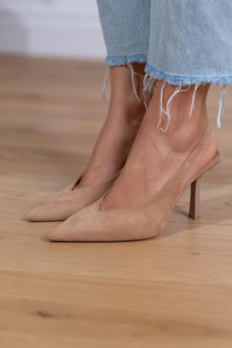 Dubois™ | Escarpins Slingback Nude