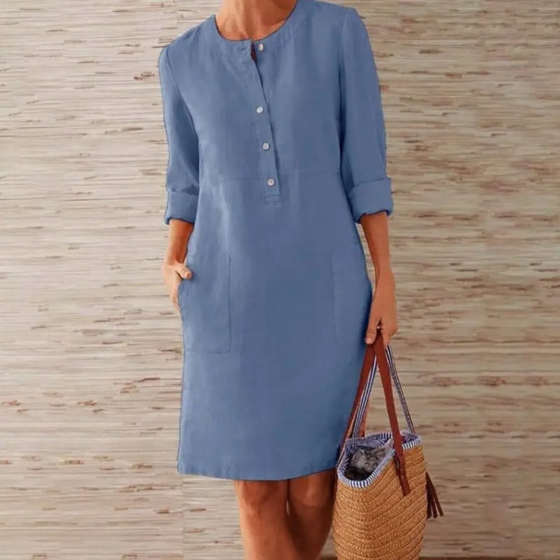 Dubois™ | Robe Lin Élégante