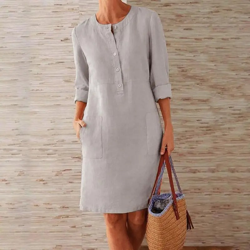 Dubois™ | Robe Lin Élégante