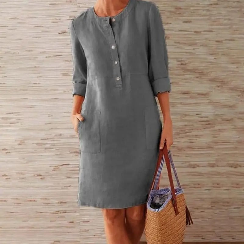 Dubois™ | Robe Lin Élégante