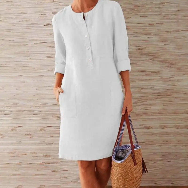 Dubois™ | Robe Lin Élégante