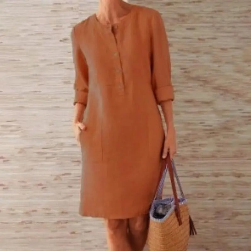 Dubois™ | Robe Lin Élégante