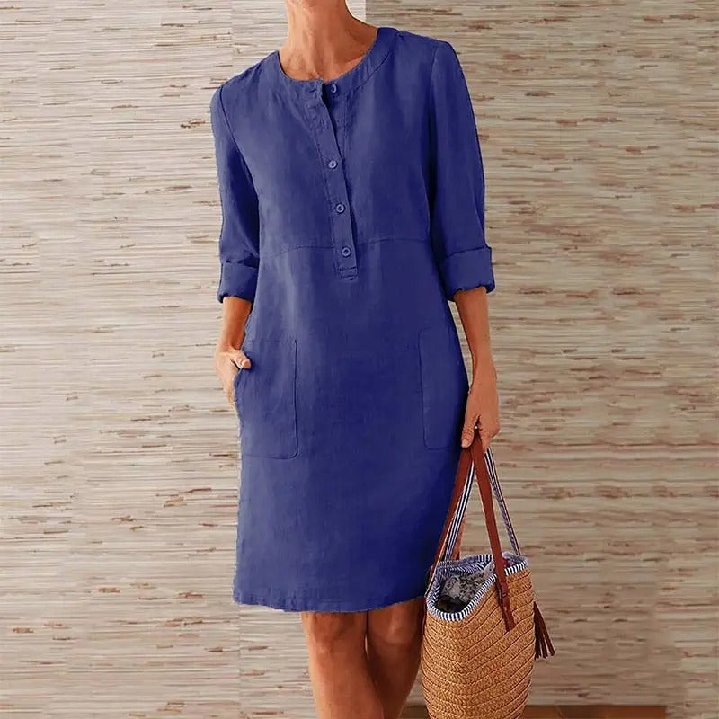 Dubois™ | Robe Lin Élégante