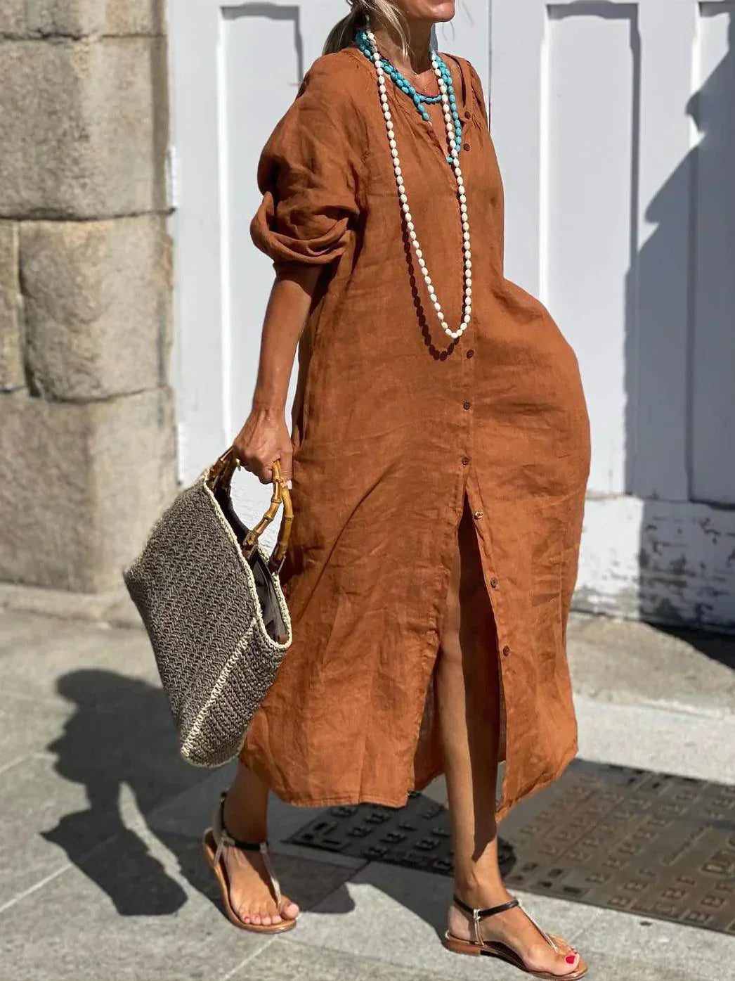 Dubois™ | Robe Lin Élégante