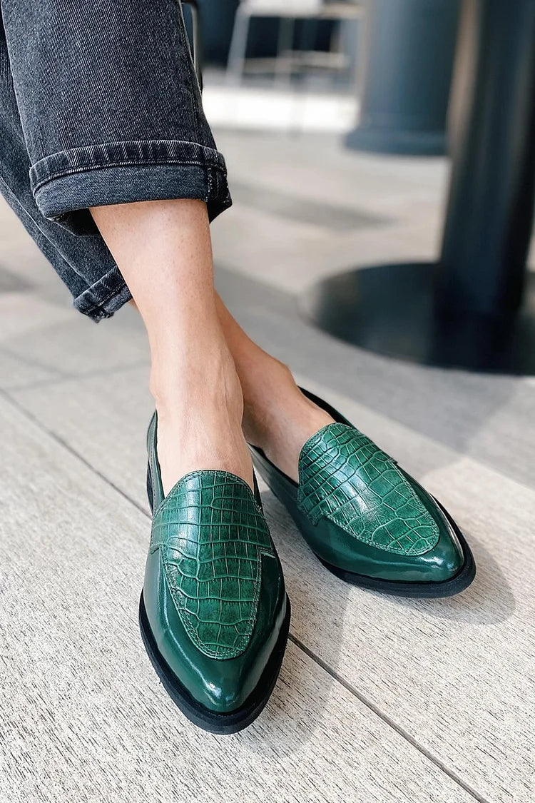 Dubois™ | Mocassins patchwork à bout pointu
