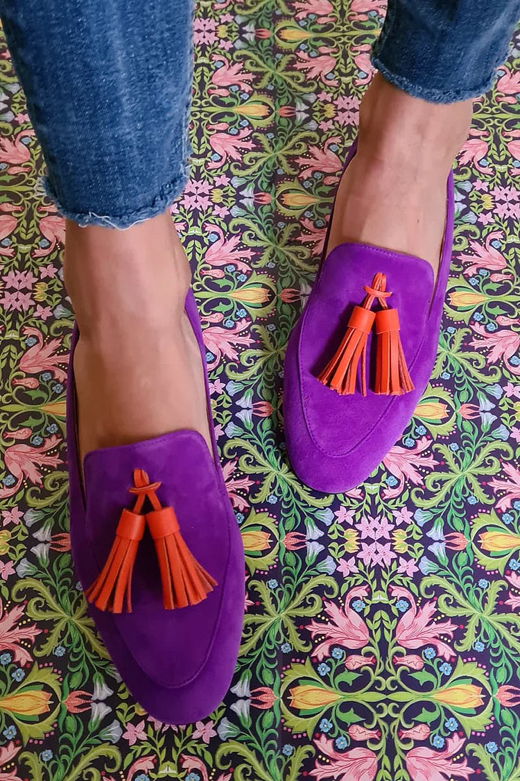 Dubois™ | Mocassins en suède avec pampilles