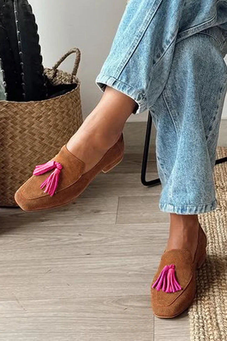 Dubois™ | Mocassins colorblock à bout carré