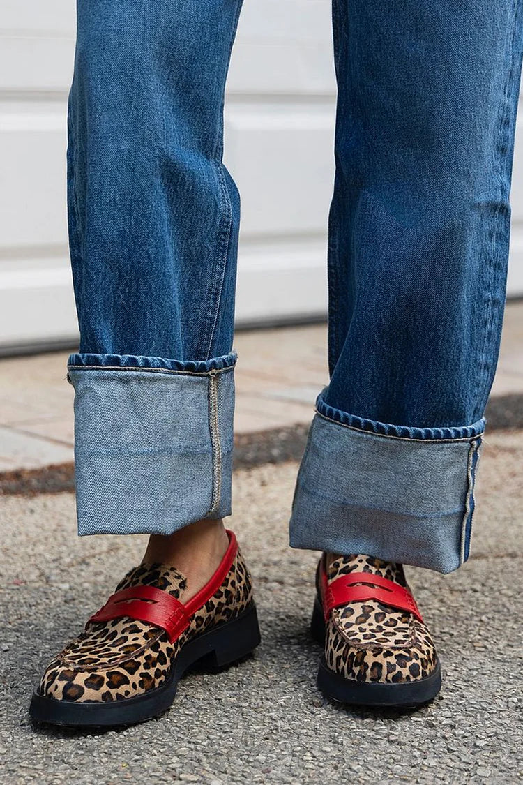 Dubois™ | Mocassins colourblock à bout rond
