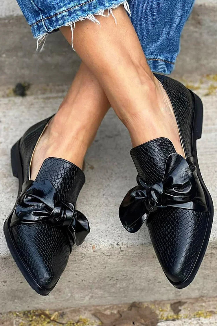 Dubois™ | Mocassins élégants imprimé effet peau de serpent