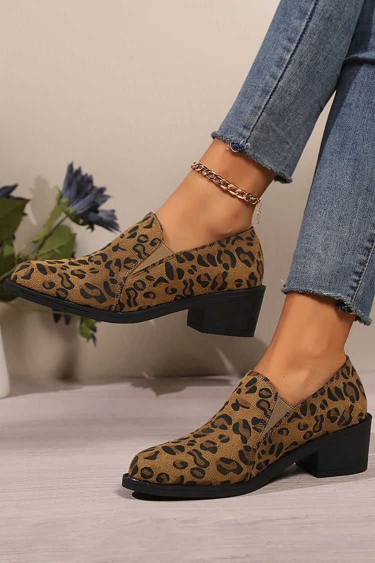 Dubois™ | Mocassins à bout rond et talon large