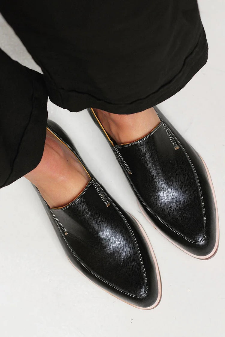 Dubois™ | Mocassins noirs à bout pointu