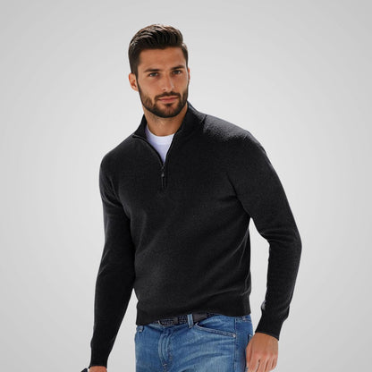 Louis - Pull élégant pour homme avec fermeture éclair