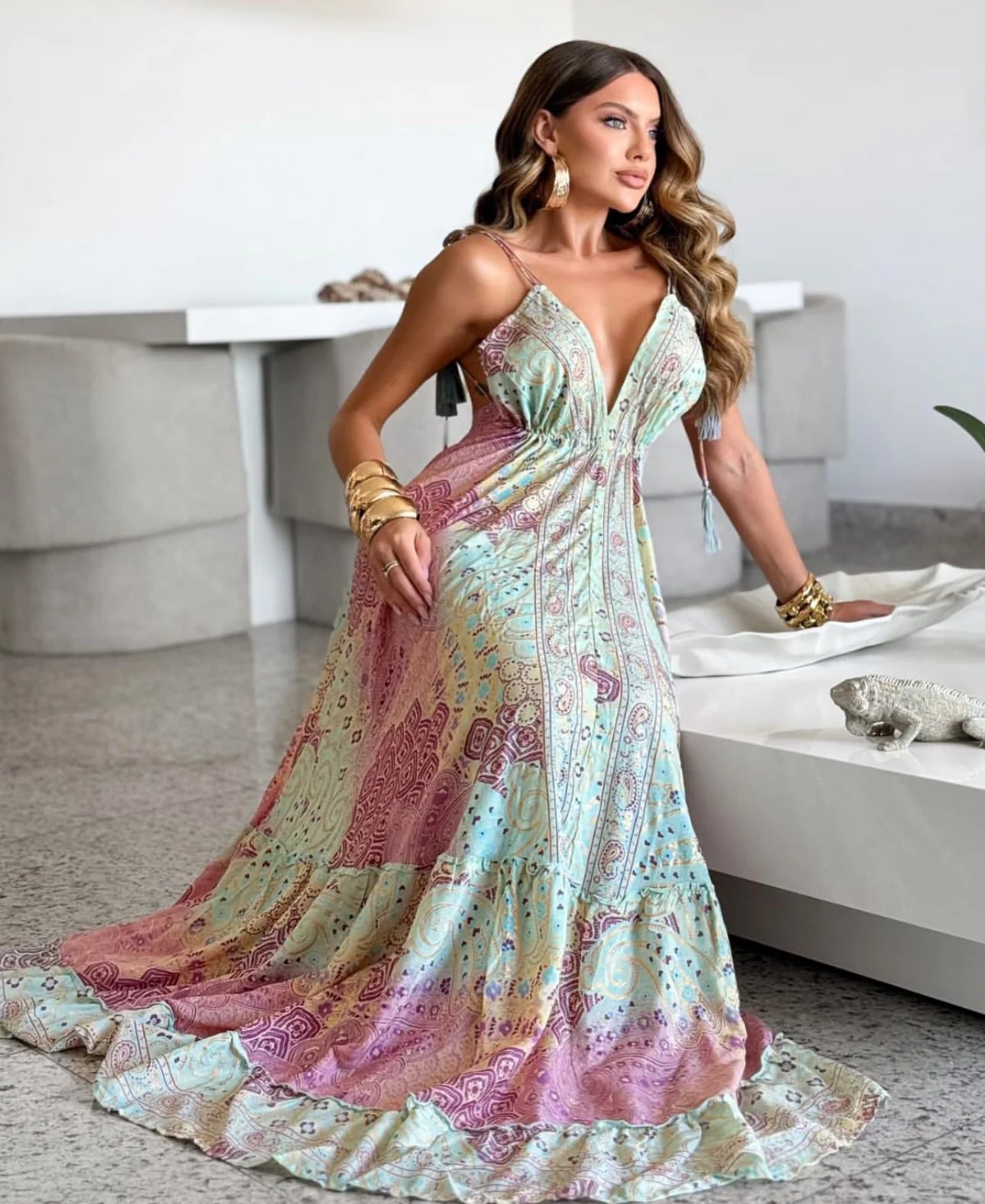 Dubois™ | Robe Longue Artistique
