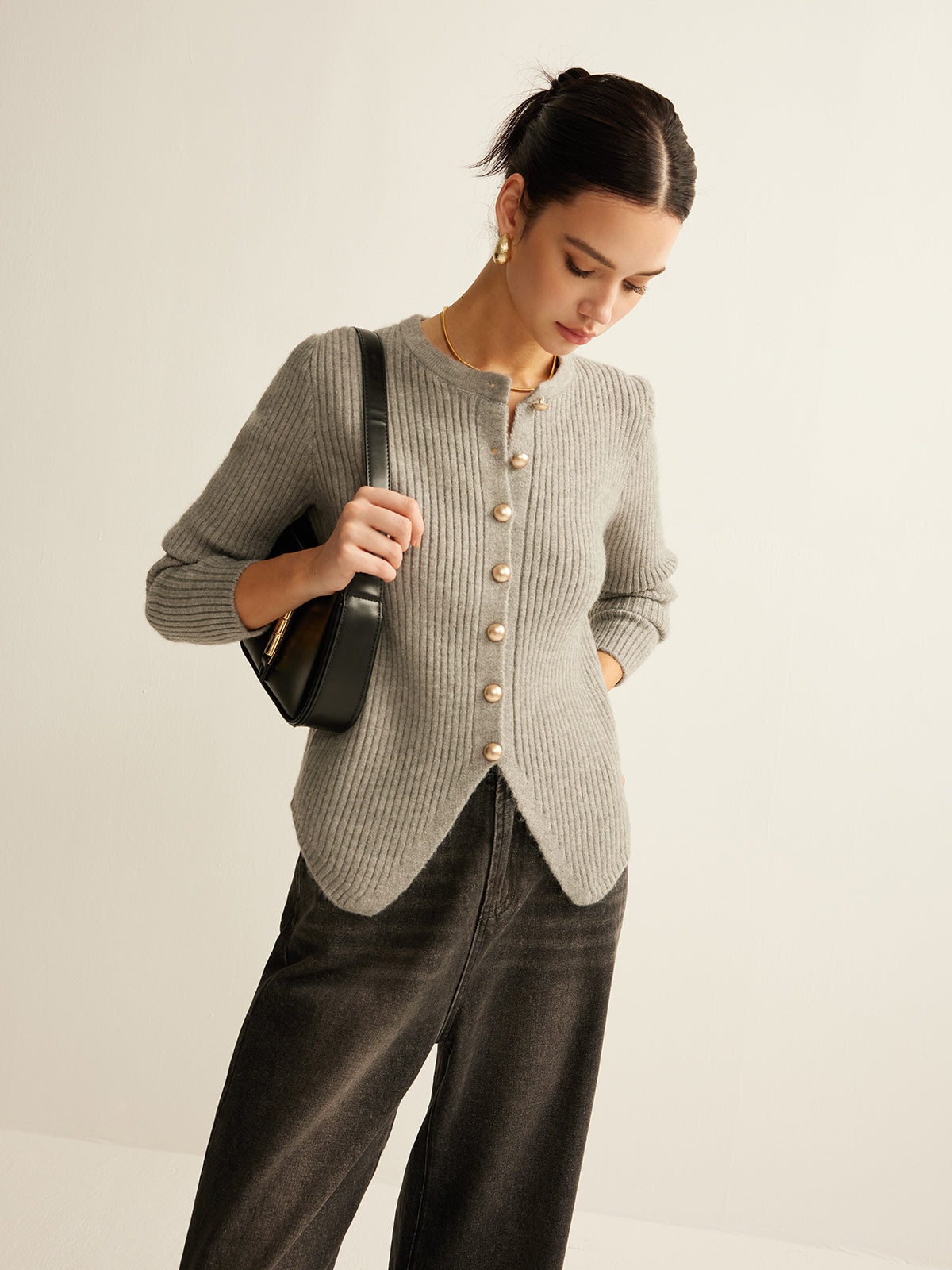 Dubois™| Cardigan élégant à fente