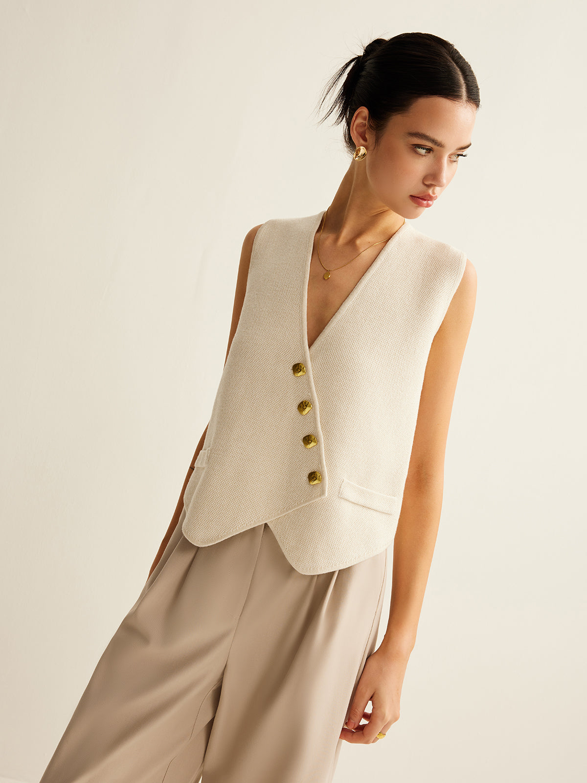 Dubois™ I Gilet asymétrique élégant