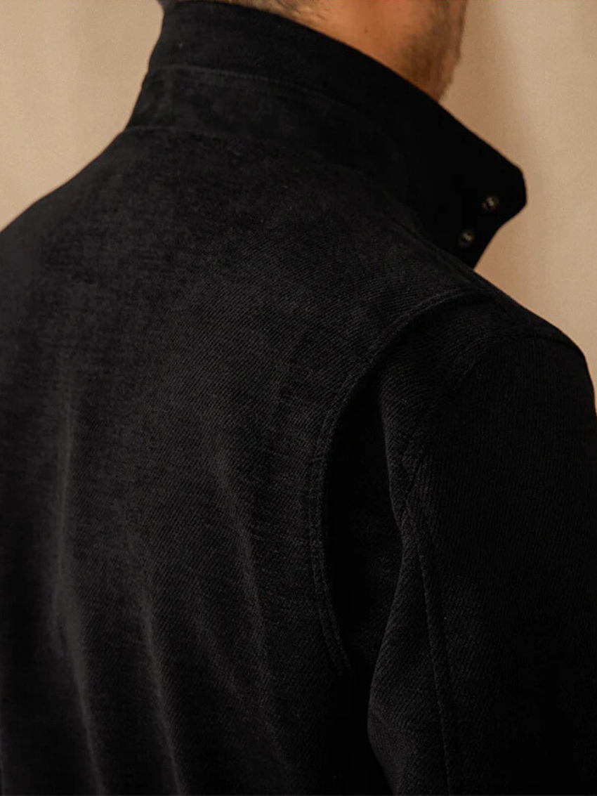 Dubois™| Manteau en Laine Multi-Poches Noir