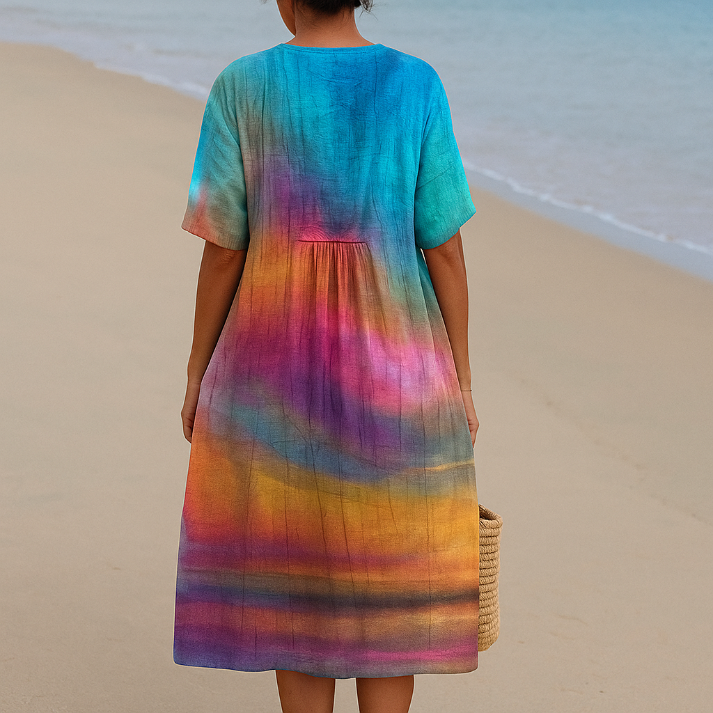 Dubois™ | Robe Tie-Dye Coucher de Soleil