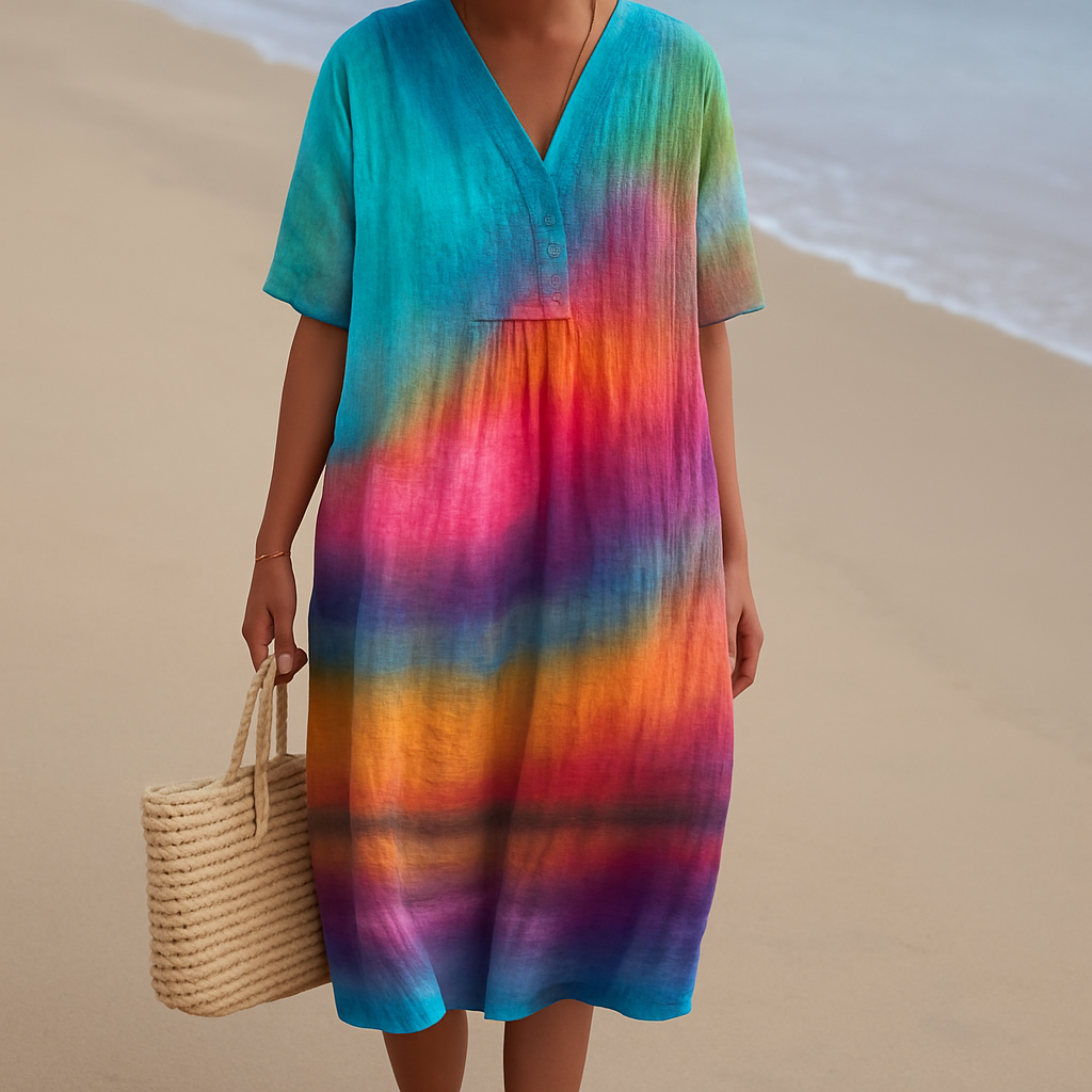 Dubois™ | Robe Tie-Dye Coucher de Soleil