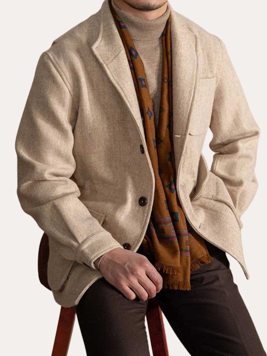 Dubois™| Manteau en Laine Beige
