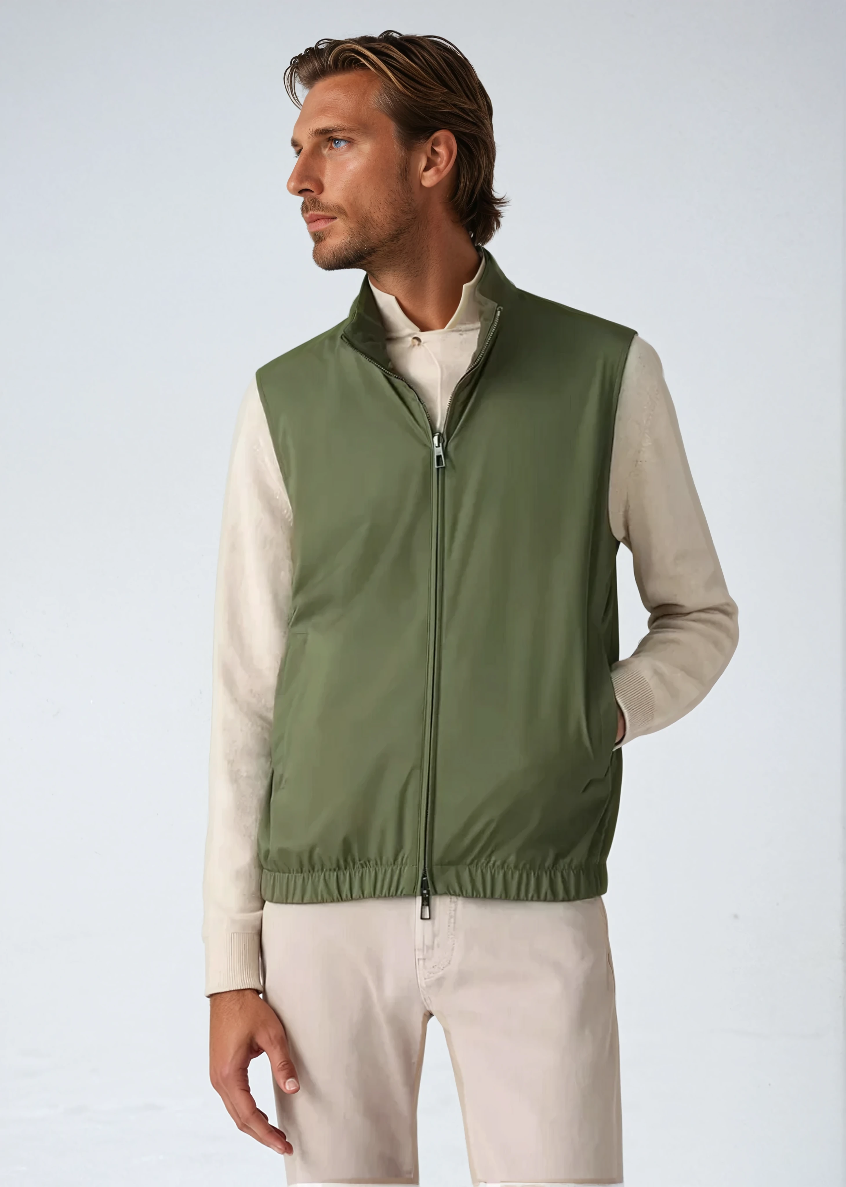 Dubois™| Gilet Réversible City Vert Foncé