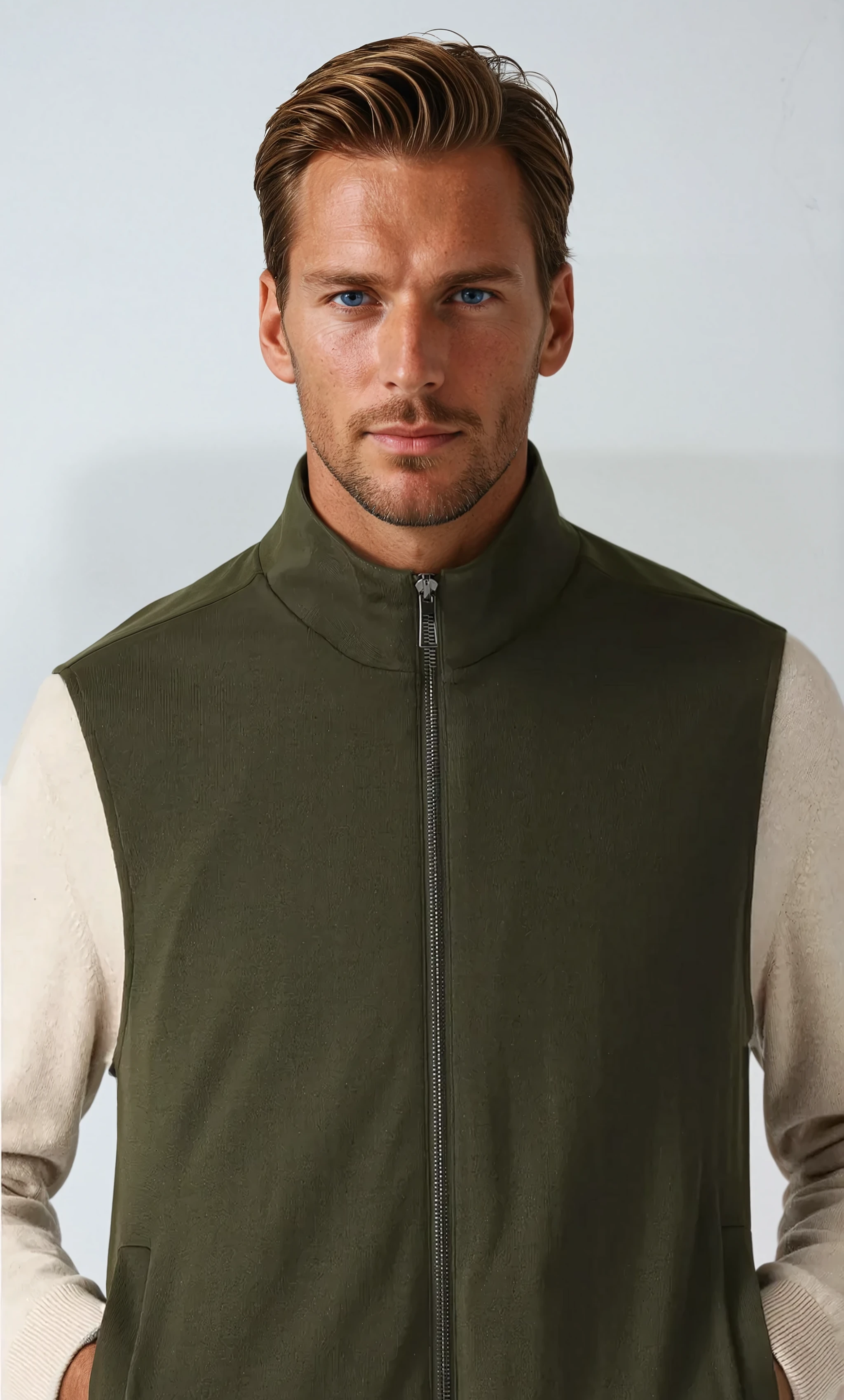 Dubois™| Gilet Réversible City Vert Foncé