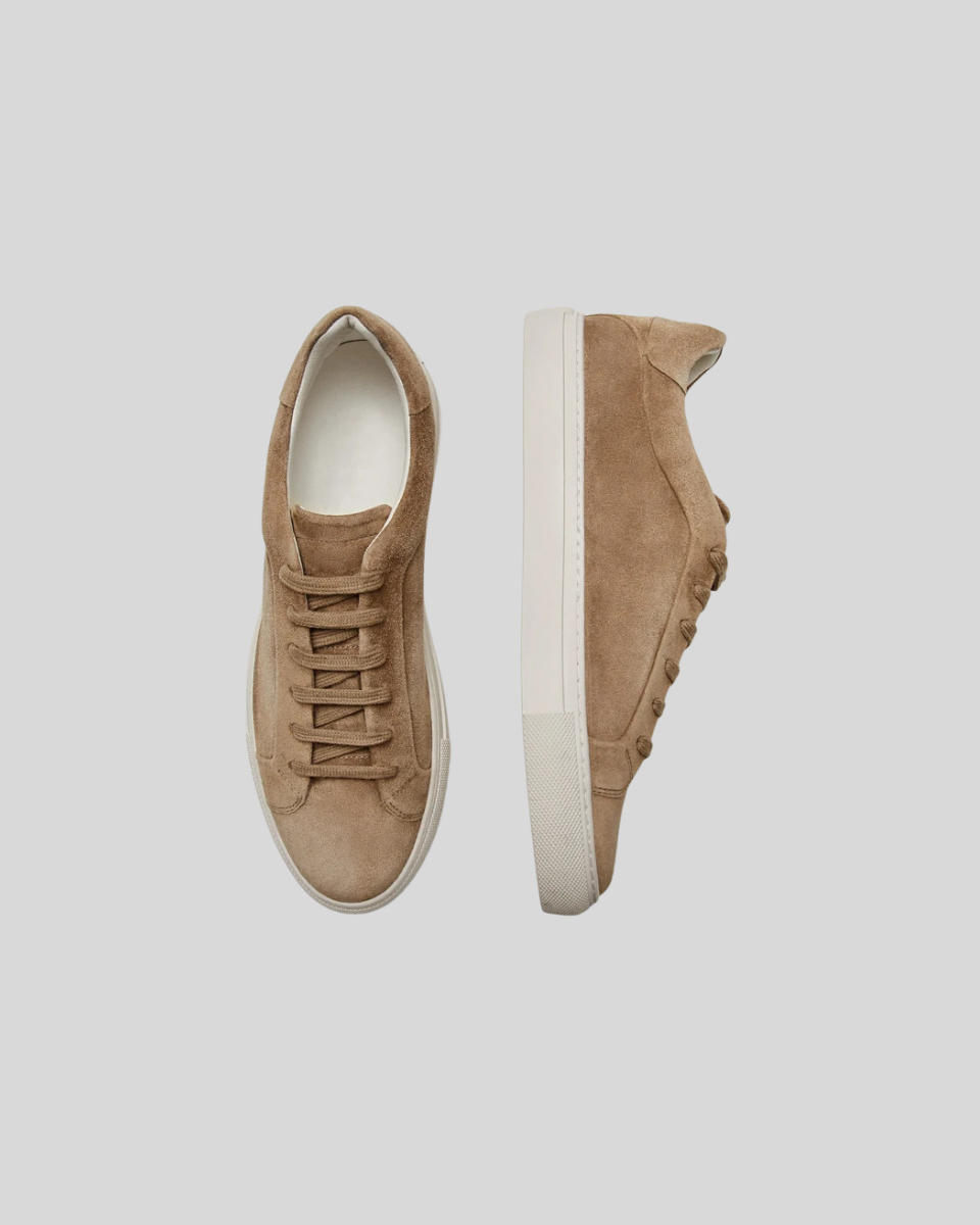 Dubois™| Sneakers Oxford en Cuir Kaki
