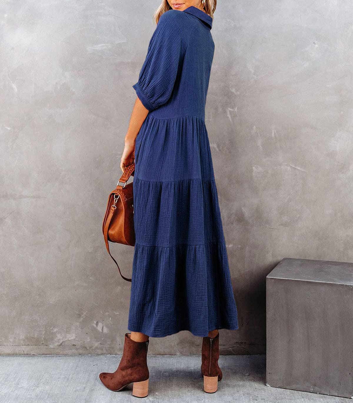 Dubois™ | Robe Chemise Volants Luxueuse