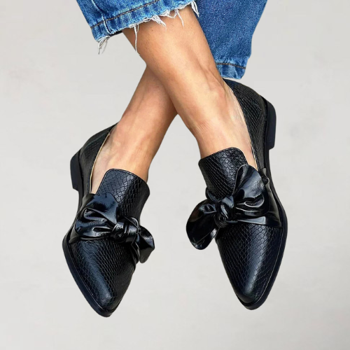 Dubois™ | Mocassins élégants imprimé effet peau de serpent