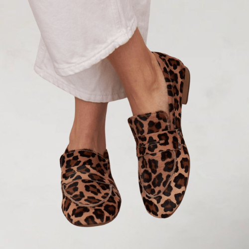 Dubois™ | Mocassins élégants imprimé vache en velours