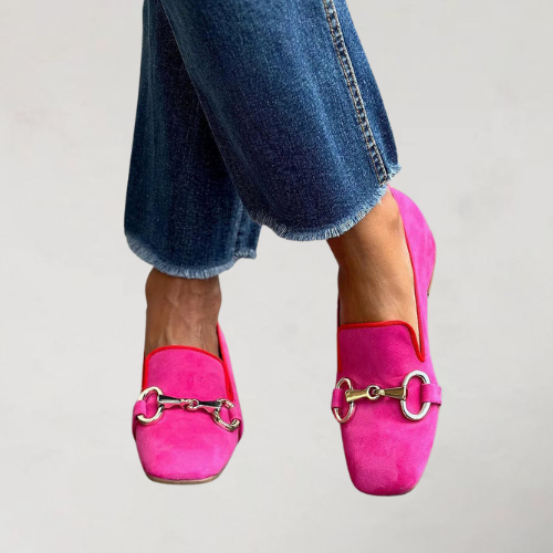 Dubois™ | Mocassins slip-on à bout carré avec boucle métallique