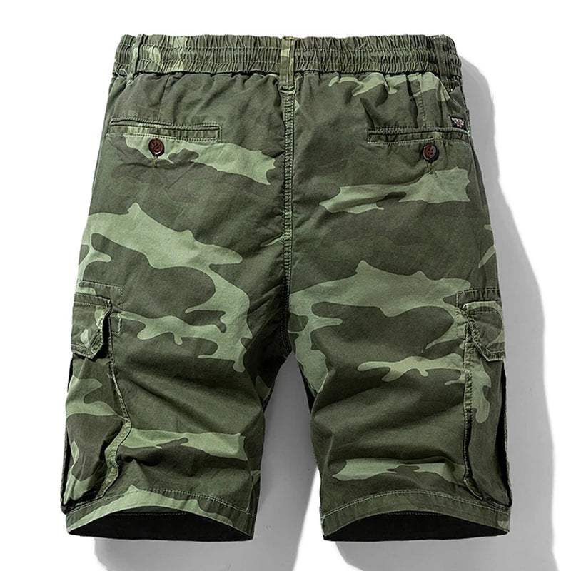 Marcel – Short Cargo Camouflage Décontracté