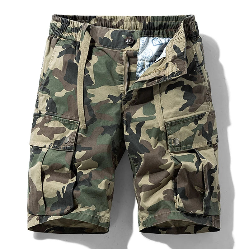 Marcel – Short Cargo Camouflage Décontracté