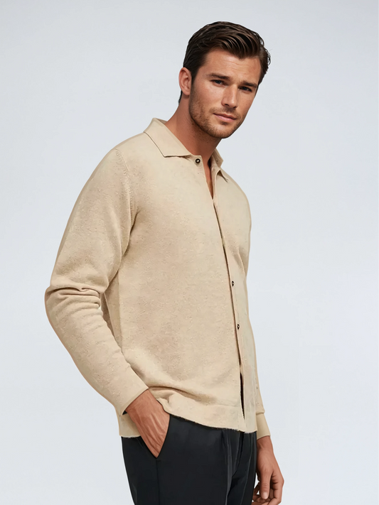 Chemise Cashwool Beige